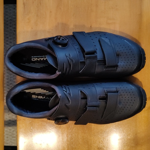 Shimano mens cycling shoes ME-400 size 44eu all black - Picture 4 of 14